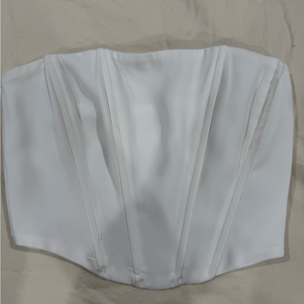 Princess Polly Ivory Strapless Top